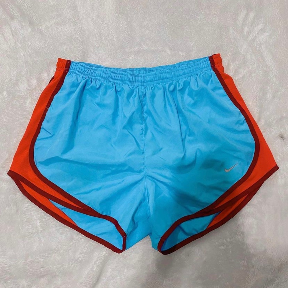 blue and pink nike shorts sz medium